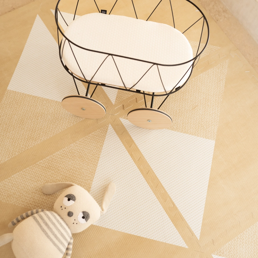 toddlekind Prettier Puzzle Spielmatte Kyte Wheat 120 x 180 cm