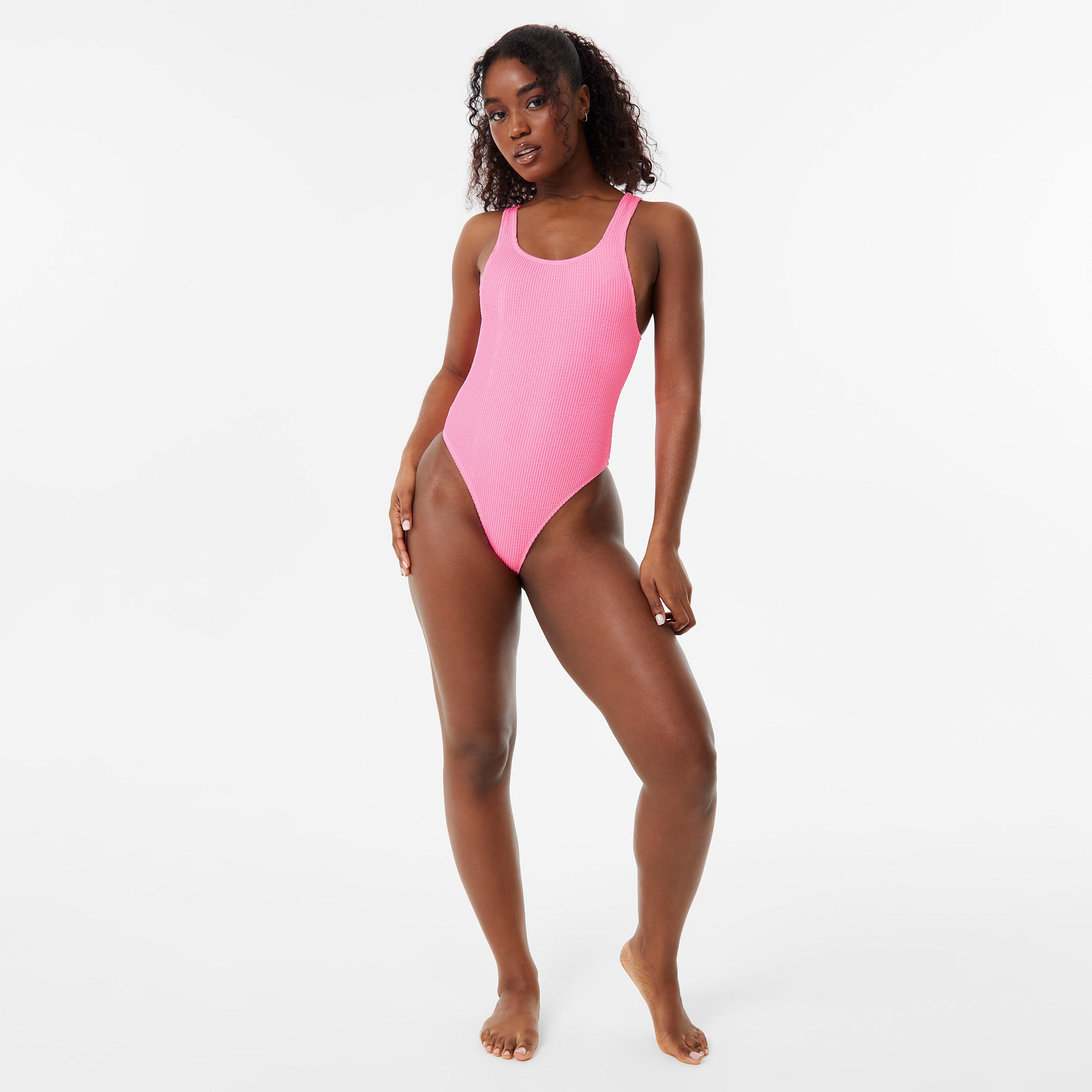 Jack Wills JW Scoop Back Crinkle Swimsuit