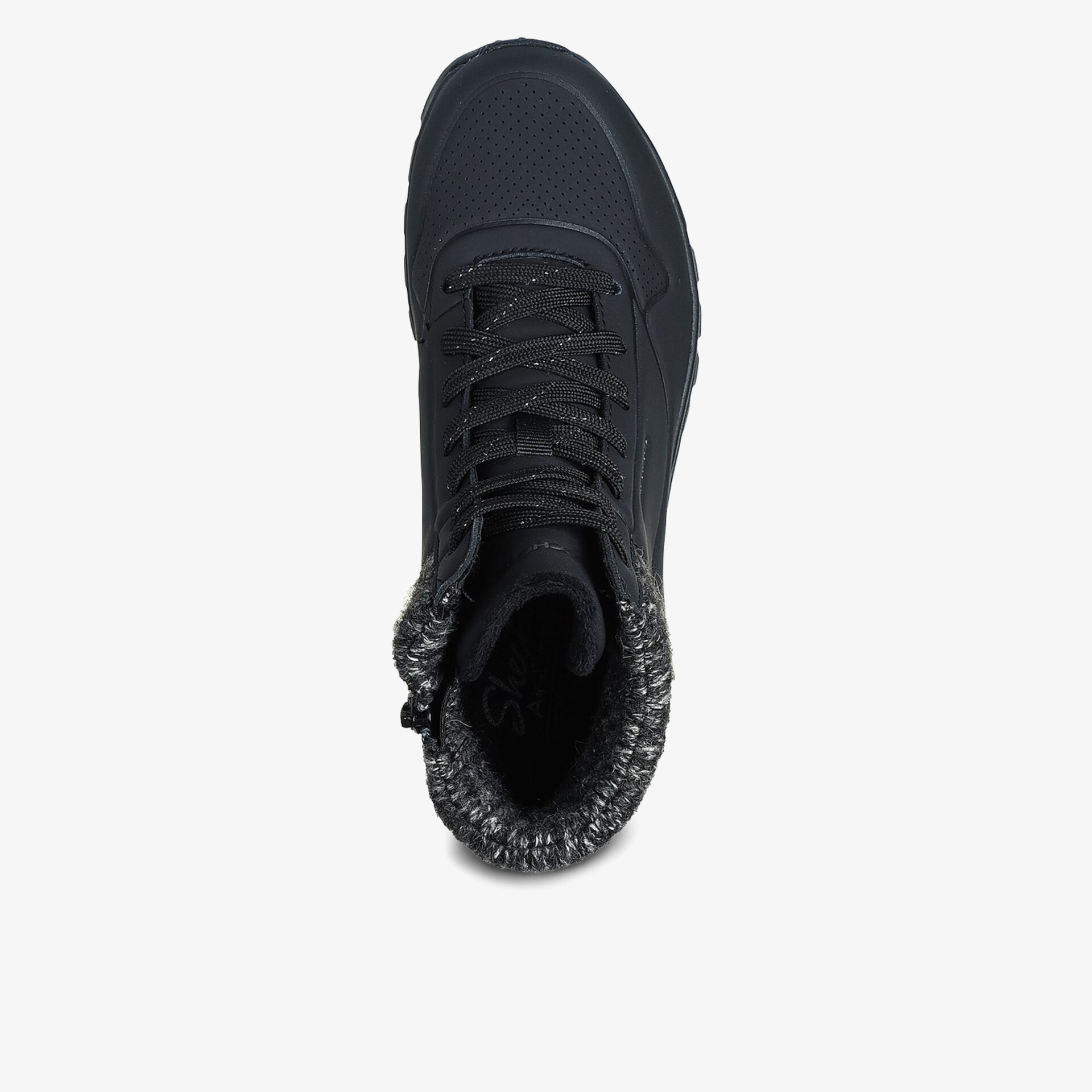 SKECHERS UNO RUGGED DARLING DAZE Damen Winter Boots schwarz