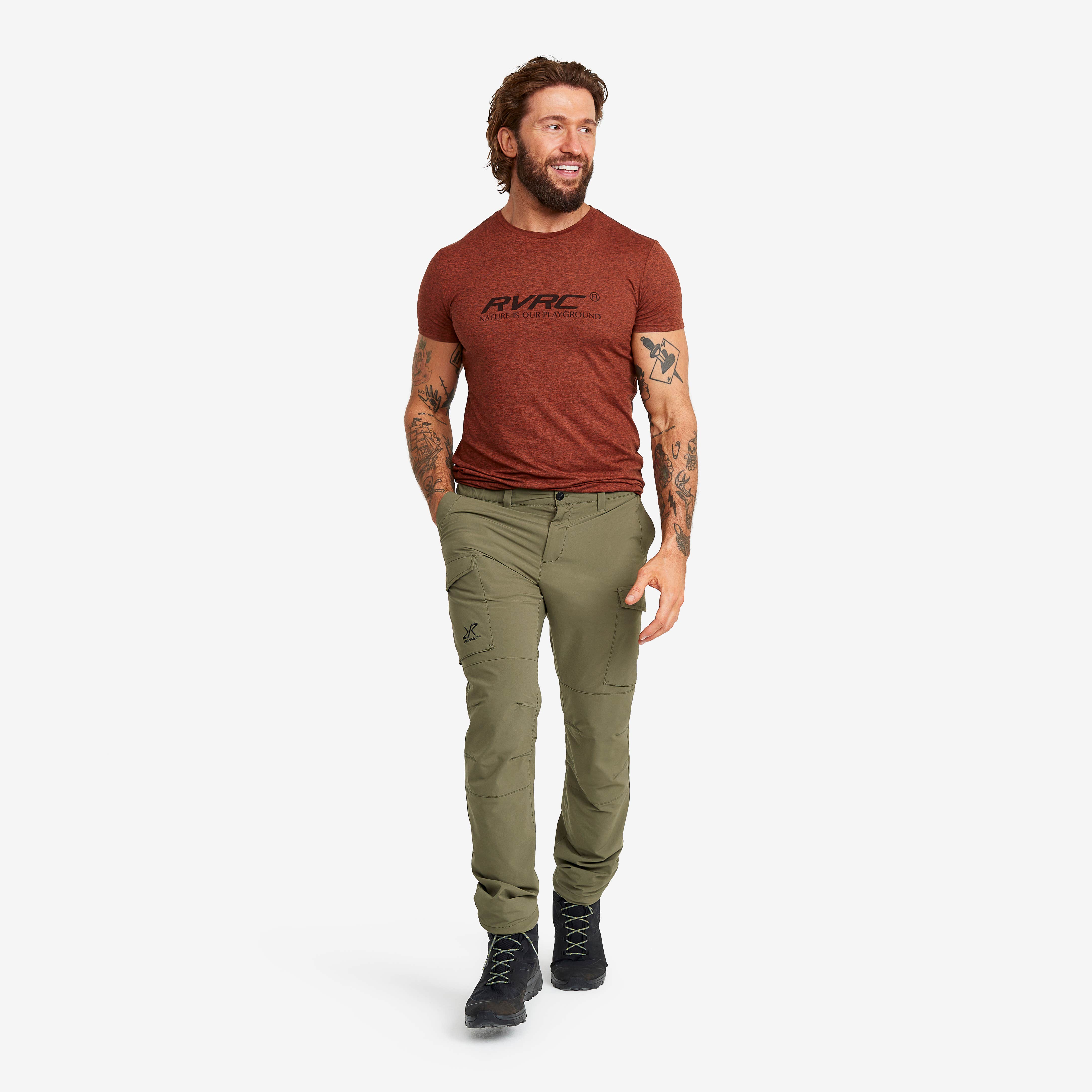 Adventure Cargo Stretch Pants Herre Kalamata