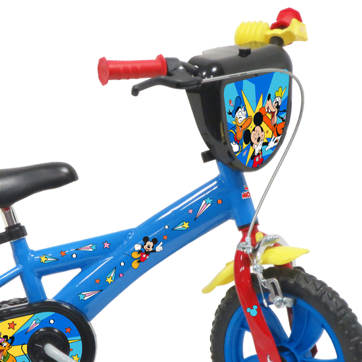Bicicleta Niño 12 Pulgadas Mickey Mouse 3-5 Anos