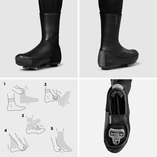 GripGrab Arctic 2 Waterproof Deep Winter Road Skoovertræk