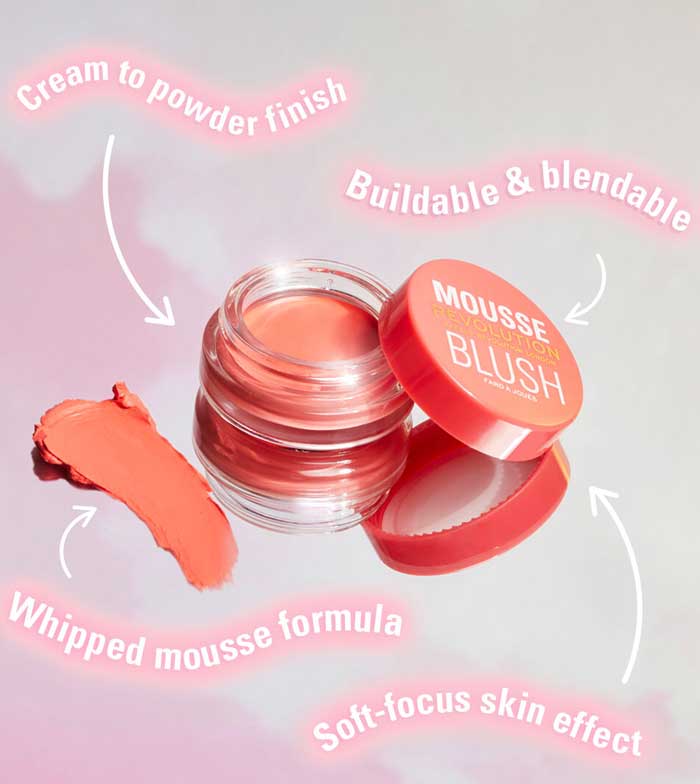Revolution - Mousse Blush - Passion Deep Pink