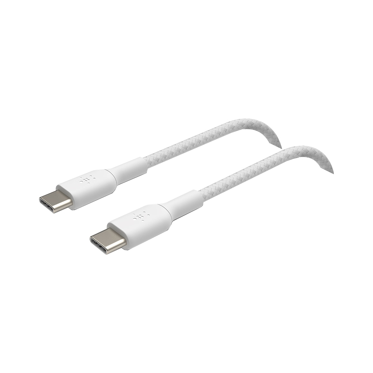 Belkin BOOST CHARGE USB-C til USB-C flettet kabel 1 m (hvit)
