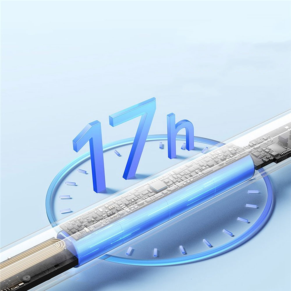 Smooth Writing 3 Kapazitiver Touch Pen Stylus Pencil (Active Version   Wireless Charging) mit Handballenerkennung für Apple iPads - Weiss