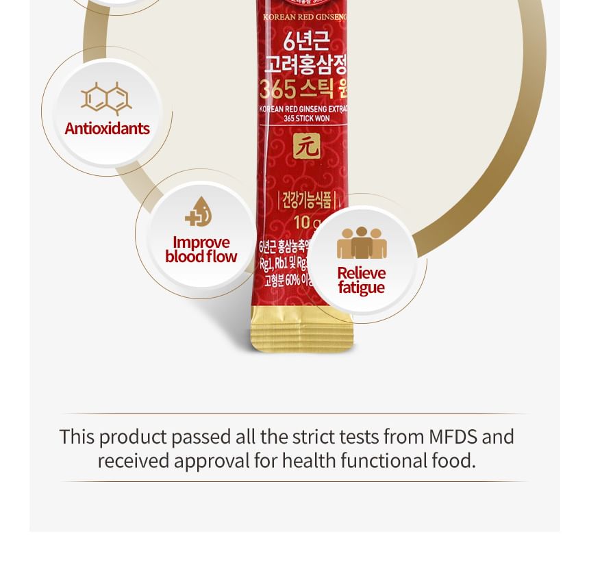JUNGWONSAM - Koreaans rode ginseng-extract 365 Stick Won