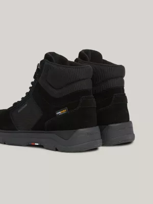 Botas de cano curto híbridas com cadarço em couro CORDURA