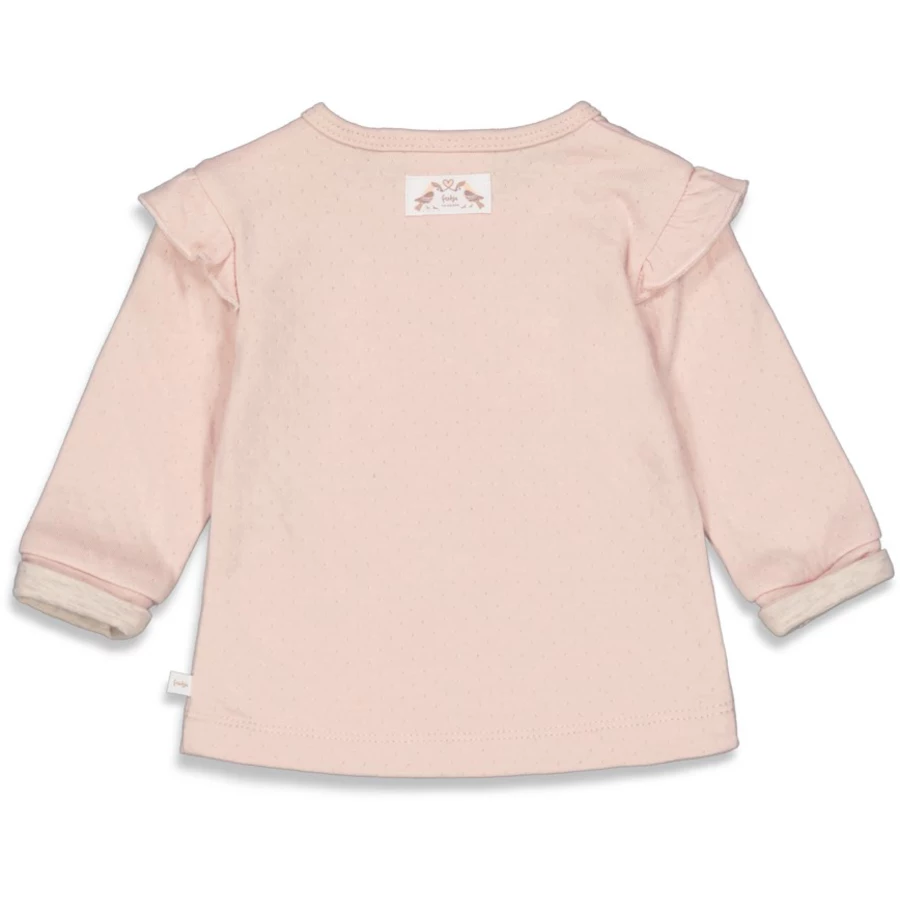 Feetje Langarmshirt Falling For You Roze