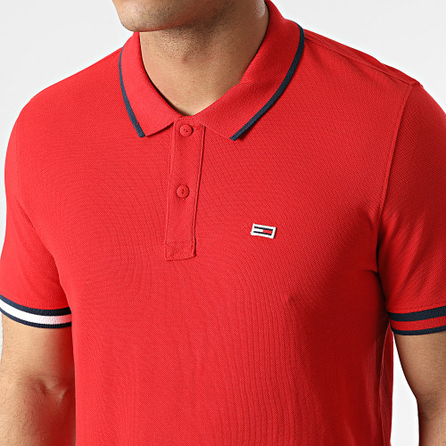 Polo Manches Courtes Regular Flag Cuff 2963 Rouge