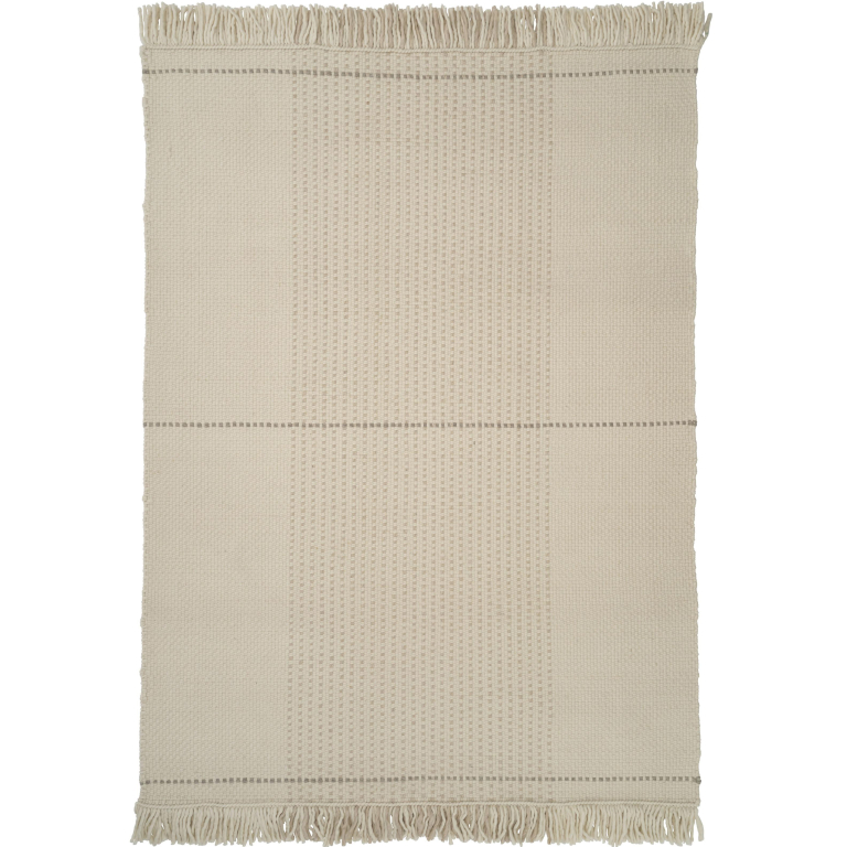 Linie Design Awakened Mind vloerkleed 170x240 wit
