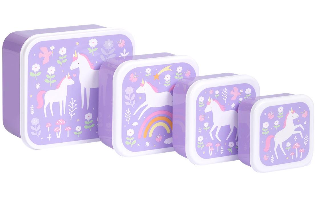 Lunch und Snack Box WeissLunch-Set mit praktischem Spender