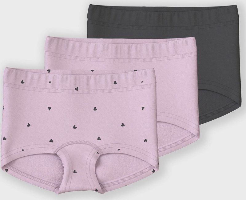 3-pack - Hipster - Zwart - Jersey - Elastische Taille