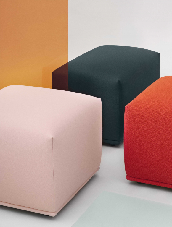 Muuto Echo poef 62x42 Remix 123
