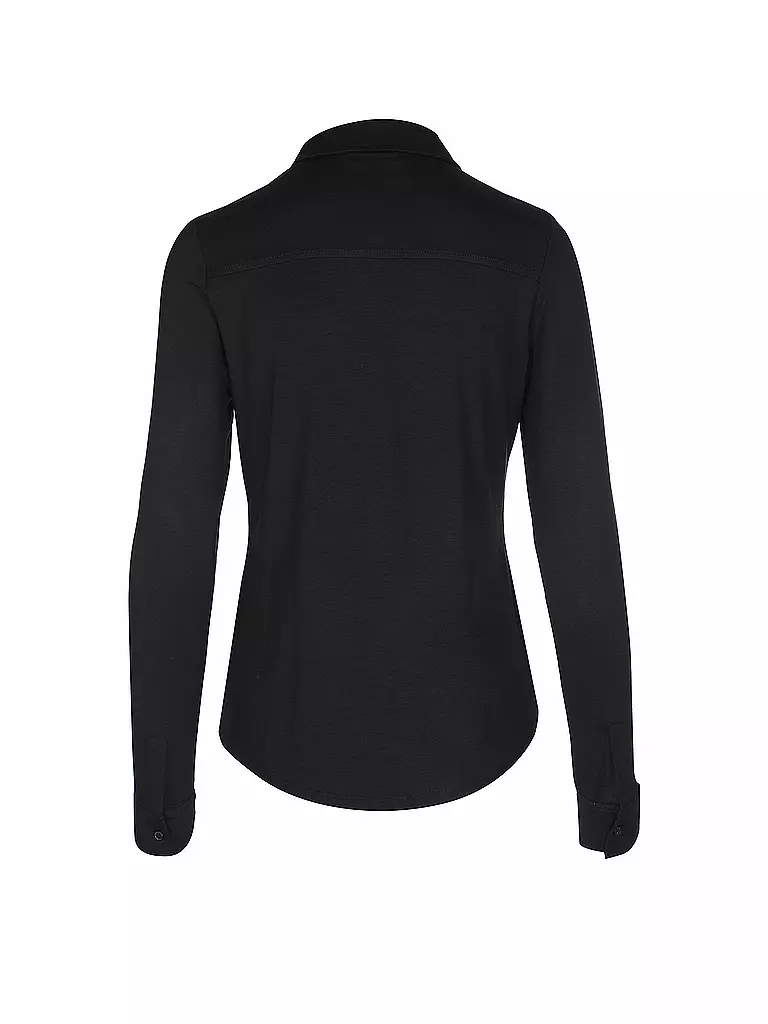 MARC O'POLO Jerseybluse schwarz
