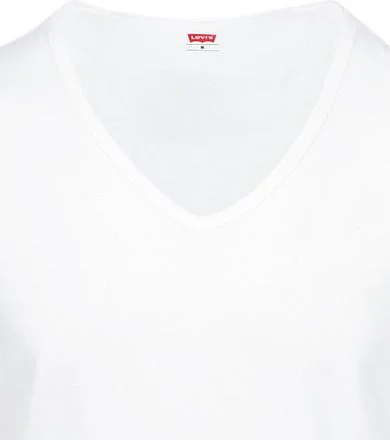 Levi's T-Shirt V-Hals Wit 2-Pack 905056001-300 kopen