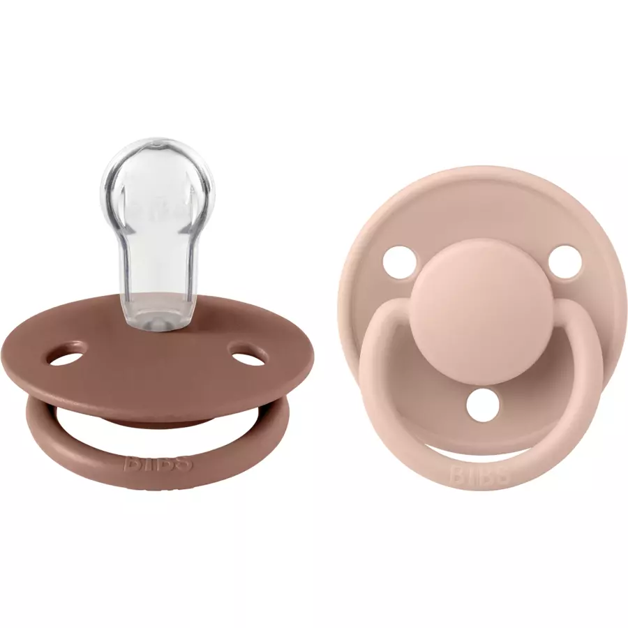 BIBS® Schnuller De Lux Woodchuck  Blush 0-36 Monate, 2 Stk.