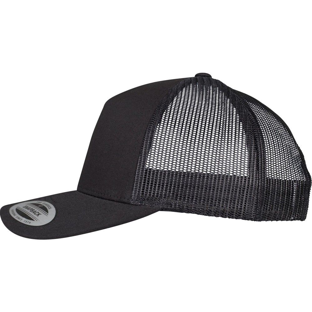 CAPS FLEXFIT TRUCKER 5-PANEL BLACK