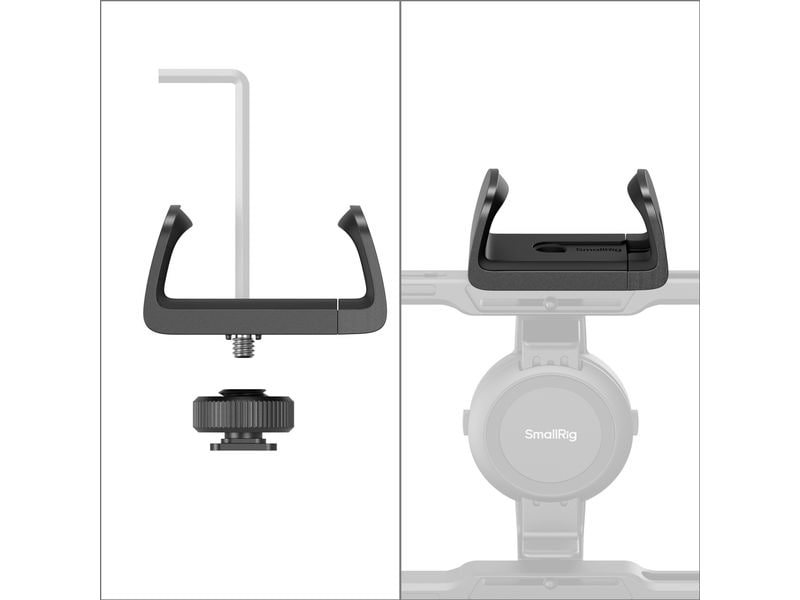 Smallrig Powerbank-Klemme mit Cold Shoe Mount Eine universelle Powerbank-Halterung