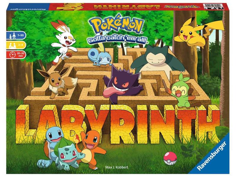 Ravensburger Familienspiel Pokémon Labyrinth Spieleklassiker mit Pokémon Thema