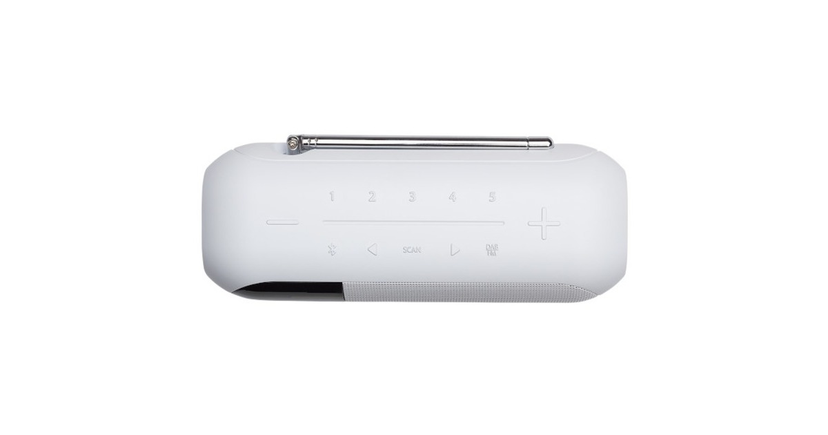 JBLTuner 2 radio  (Wit, Bluetooth 4.2, FM, DAB+, IPX7-waterproof)