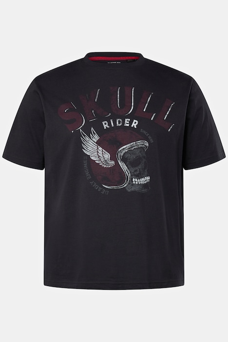 T-Shirt, Halbarm, Rundhals, Brustprint, bis 8 XL