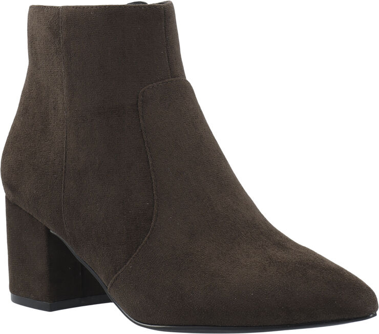 Bianco BIADEVIVED Ankle Boot Faux Suede Dark brown