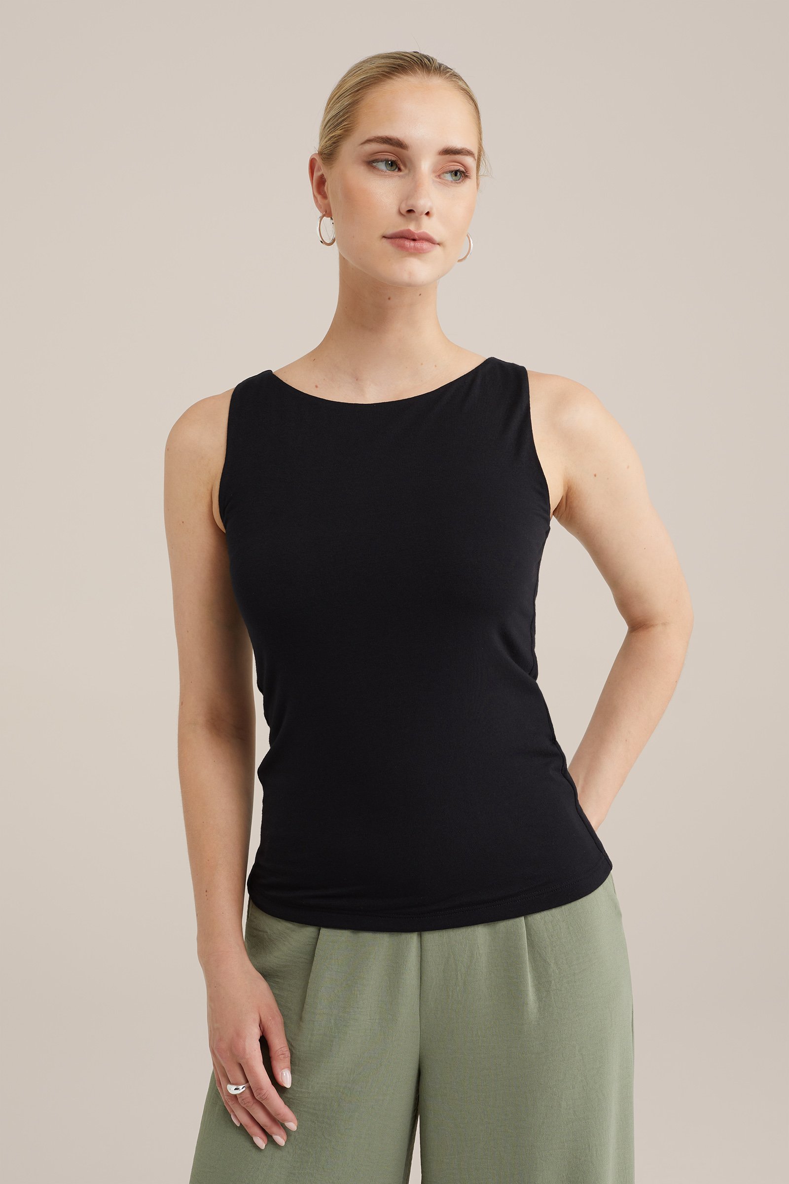 singlet WE Fashion Zwart