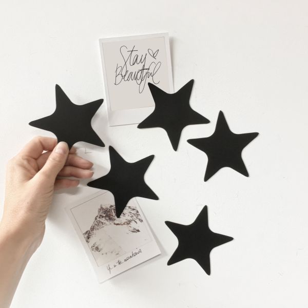 Groovy Magnets Ster Magneten - Zwart