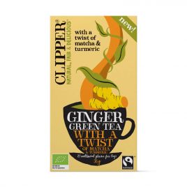 Clipper Biologische groene matcha kurkuma thee fair trade