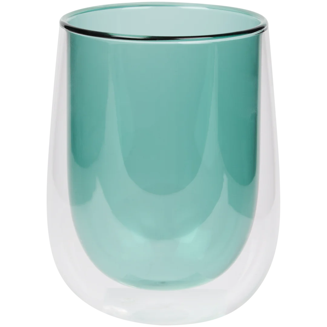 Dubbelwandig glas 360 ml | diverse kleuren