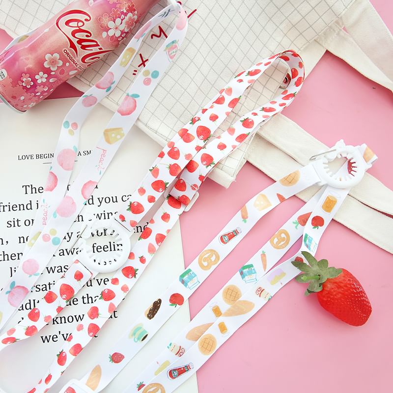 Leuke essentials - Draagriem voor drinkfles met print (verschillende designs)
