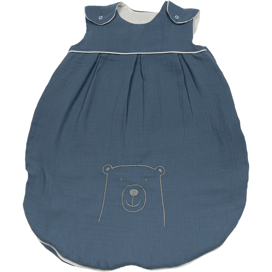 Be Be 's Collection Musselin Winter-Schlafsack wattiert dunkelblau