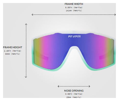 Paire de lunettes Pit Viper Try-Hard The Bonaire Breeze