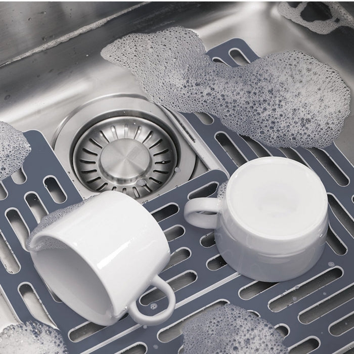 Tapis d'évier modulable Sink saver gris Joseph Joseph