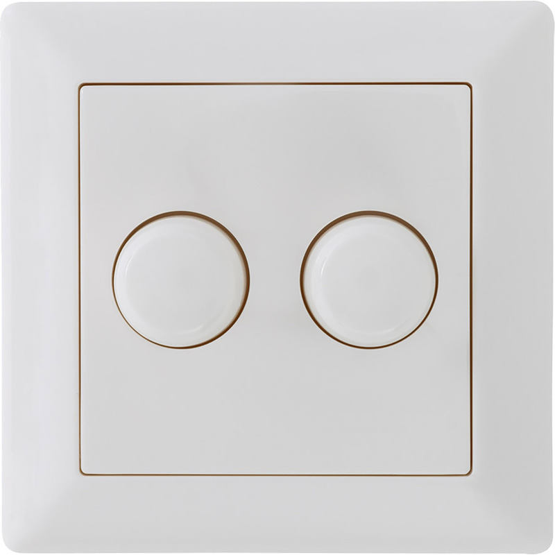 Eco-Dim Duo dimmerknop Wit (RAL 9010)