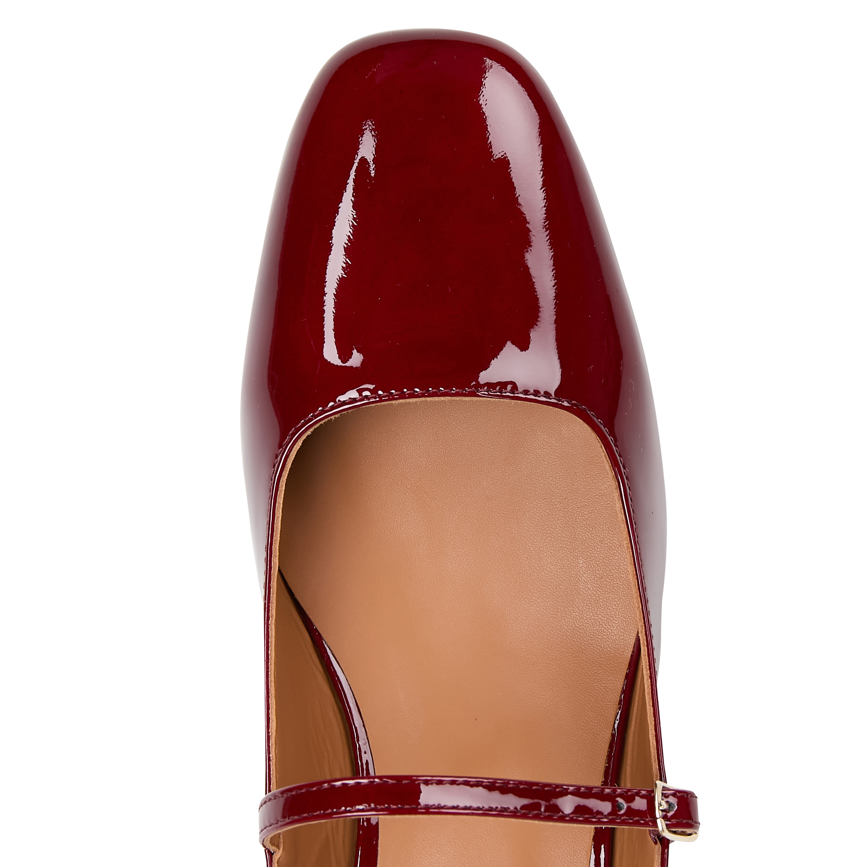 N°122 - Babies en cuir | Rouge