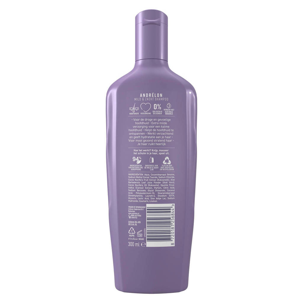 Mild & Zacht shampoo - 6 x 300 ml