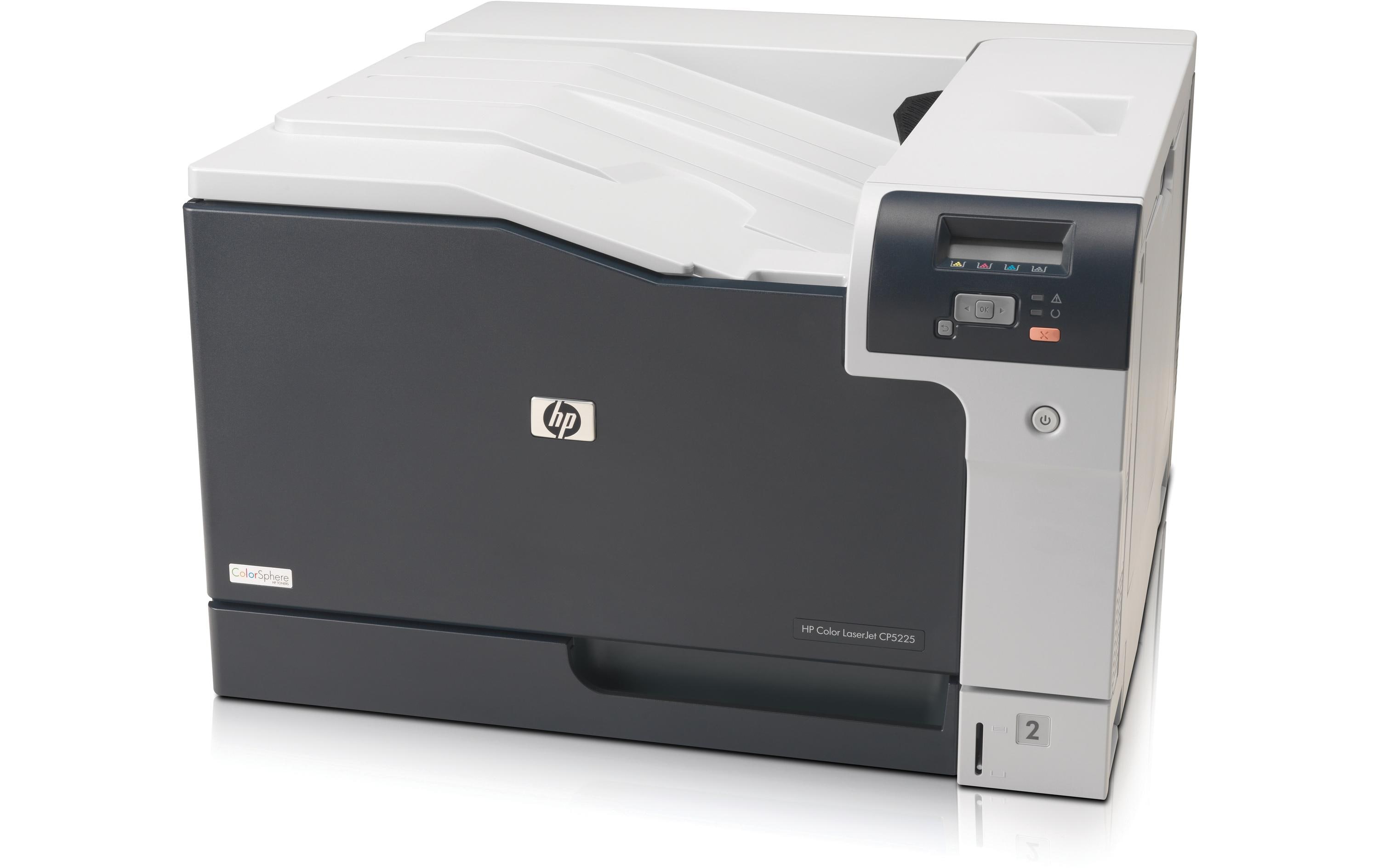 Drucker Color LaserJet Professional CP5225dn<br>Netzwerkfähiger Farb-Laserdrucker und Duplex