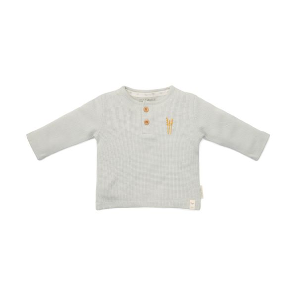 Little Dutch Vest Little Farm Wafel Soft Green 50
