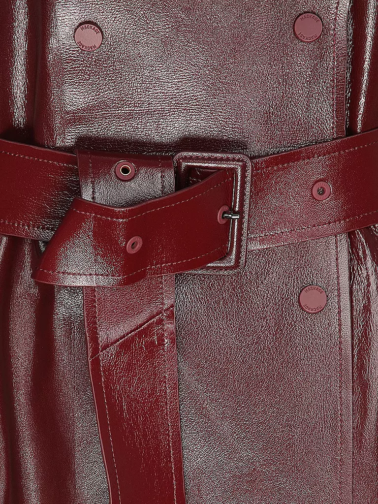 MACKAGE Ledermantel CARMELA dunkelrot