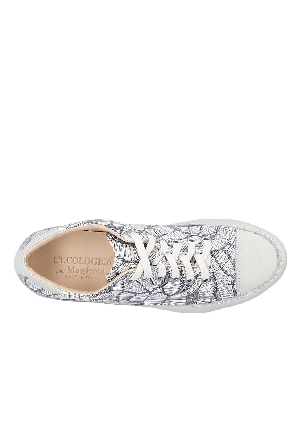BASKET ROTONDA METALLISE BLEU ET BEIGE
