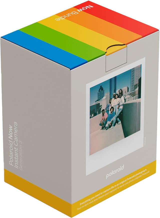 Polaroid Now Gen. 3 instantkamera (startpakke, hvid)