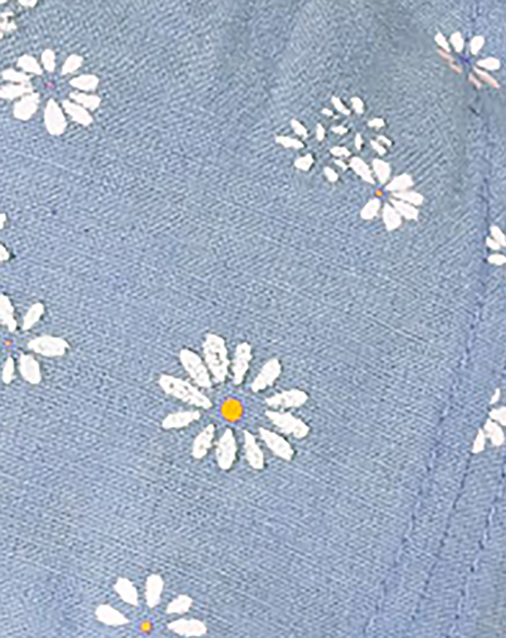 Sommerhut FLAPPER mit Nackenschutz in blau meliert