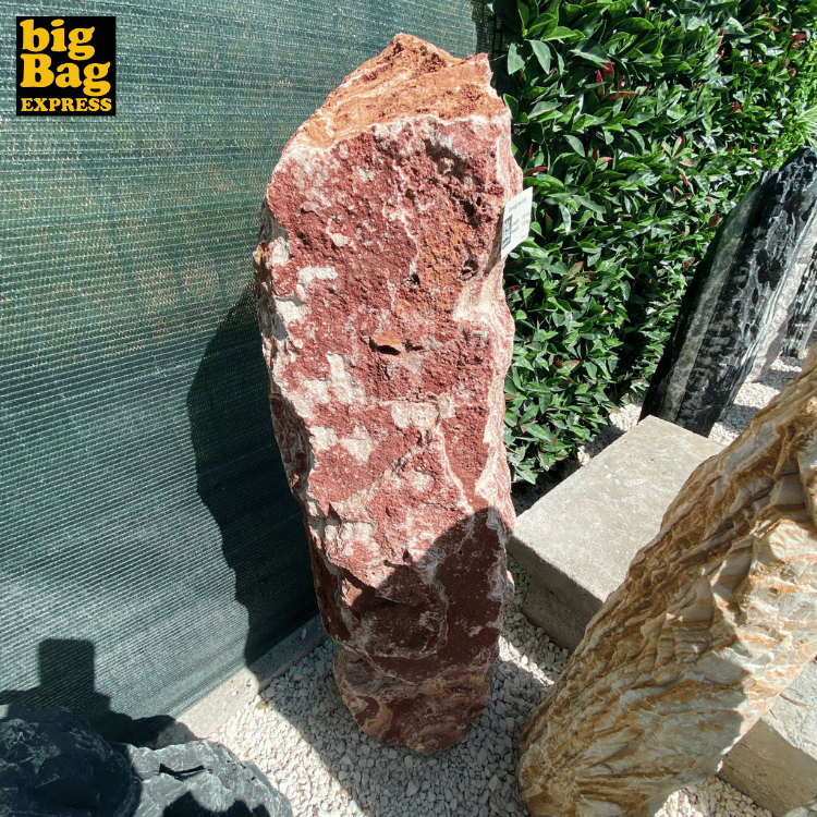 Monolithe Décoratif de Jardin en Onyx Flamingo Nat Col 115cm