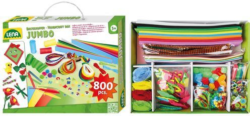 Lena - 42629 - Knutselkoffer - Gekleurd - Diverse Materialen - 800 Accessoires