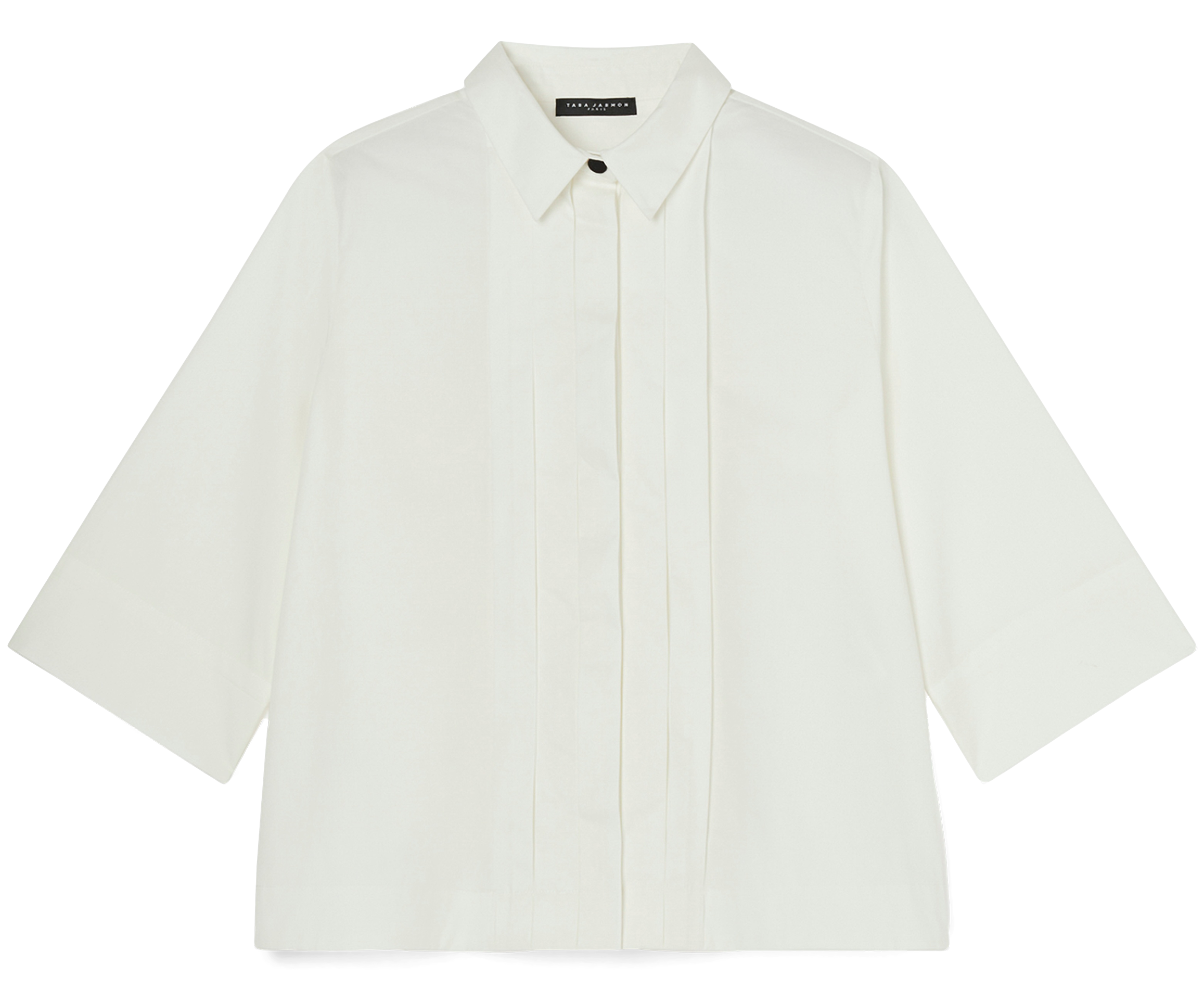 CHINON - Chemise col classique ample en coton | Blanc