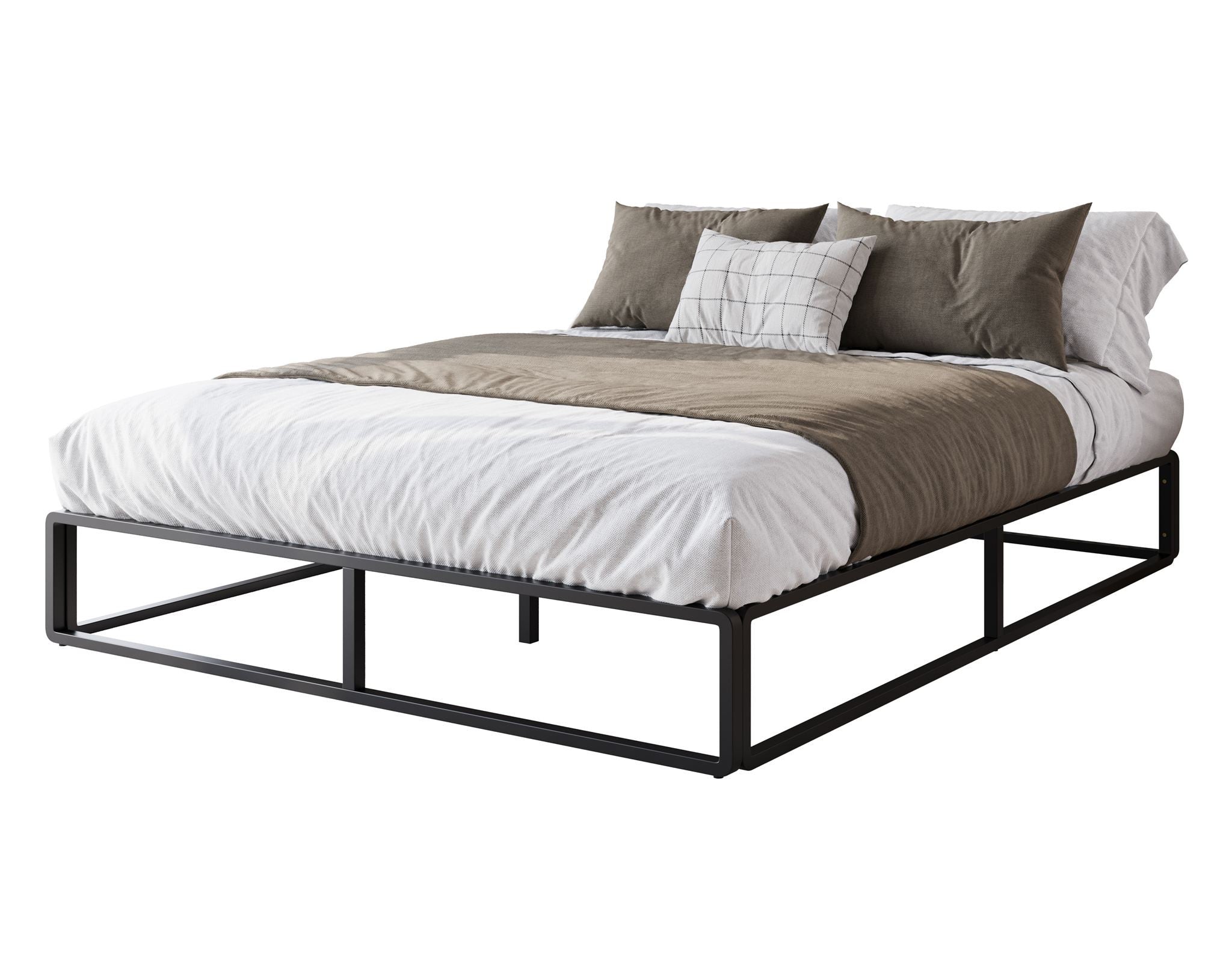 Andrea - Tweepersoonsbed - Metaal zwart - 160x200 cm