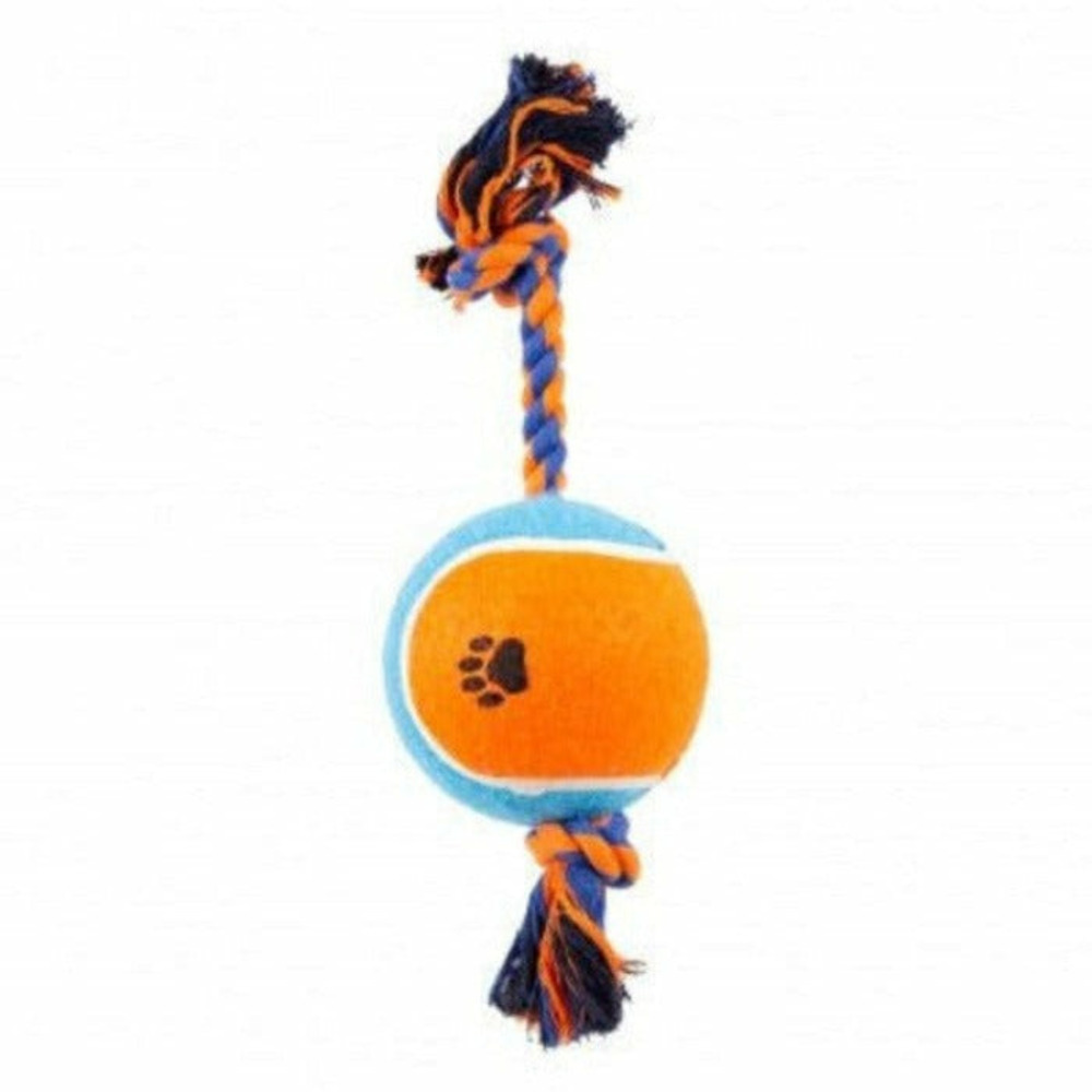Balle de tennis pour chiens avec cor