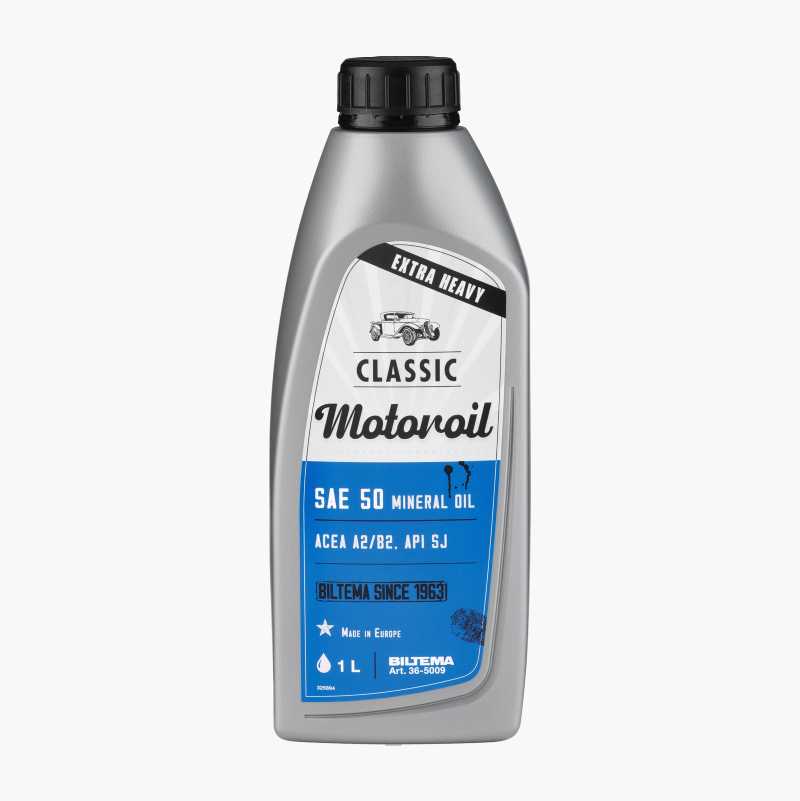 Mineralolje SAE 50 til veterankjøretøy, 1 liter