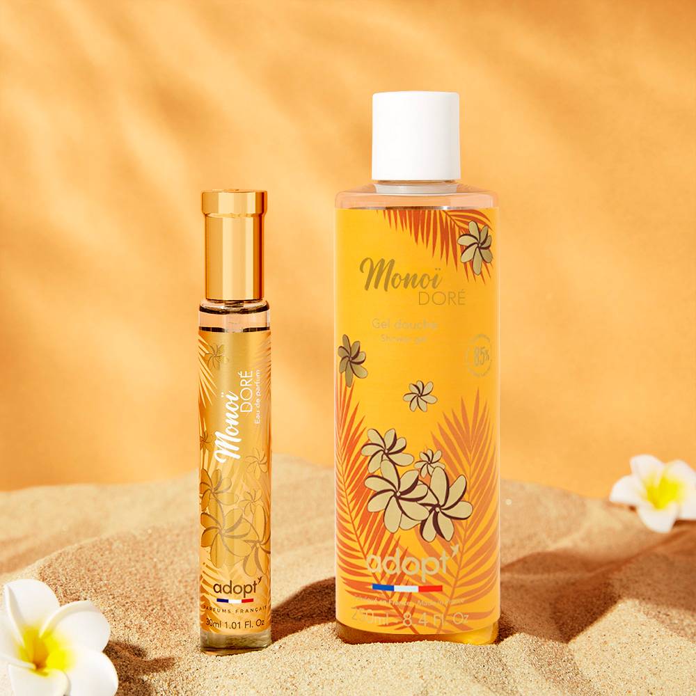 Monoï Doré Coffret eau de parfum 30 ml + gel douche